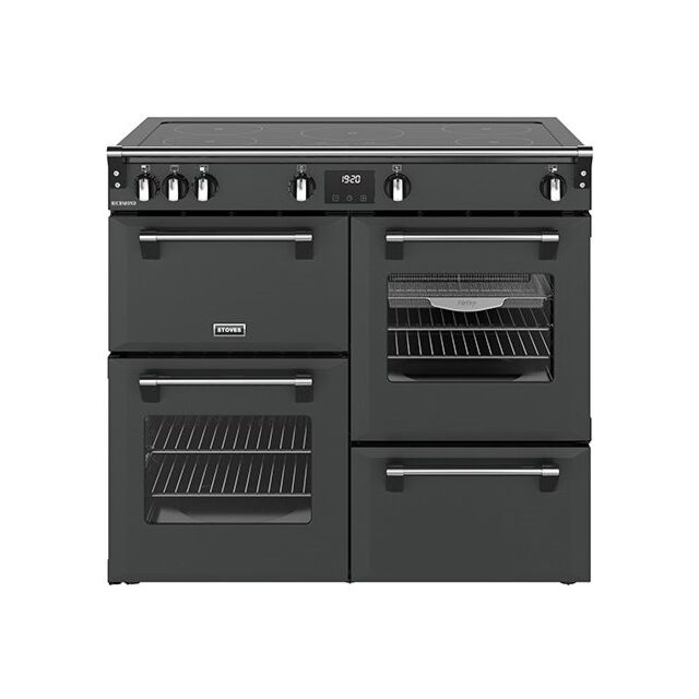 Stoves Richmond 100cm 5 Zone Induction Hob Quad Oven Electric Range Cooker