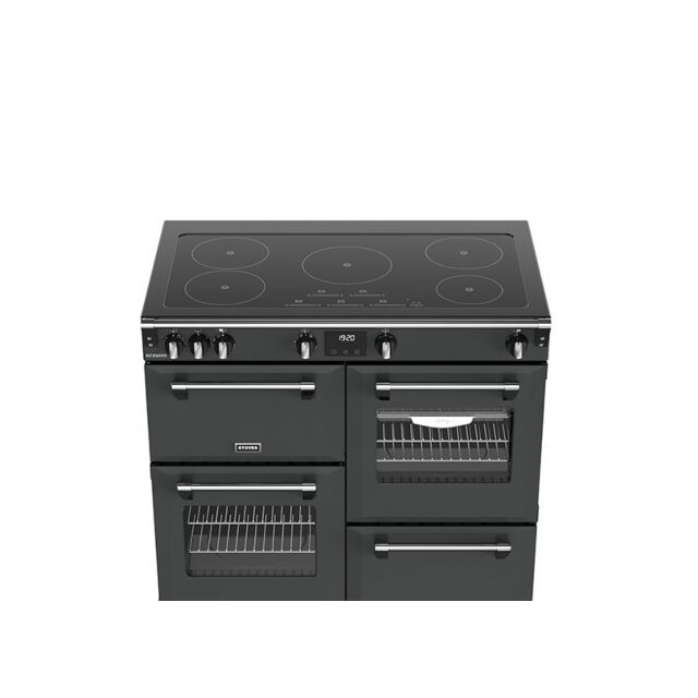 Stoves Richmond 100cm 5 Zone Induction Hob Quad Oven Electric Range Cooker