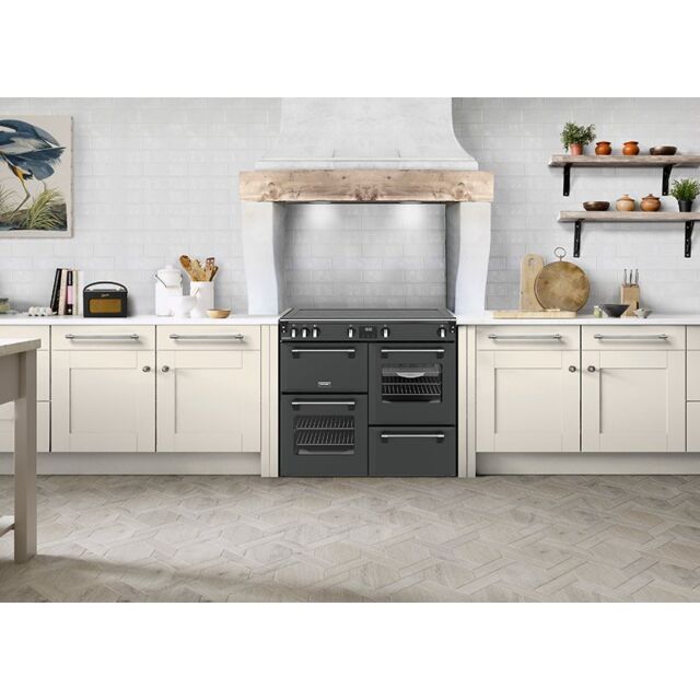 Stoves Richmond 100cm 5 Zone Induction Hob Quad Oven Electric Range Cooker