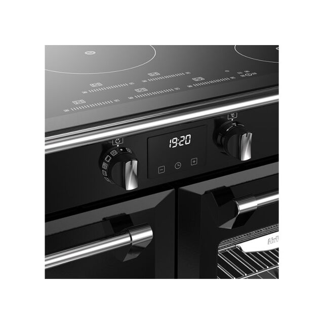 Stoves Richmond 100cm 5 Zone Induction Hob Quad Oven Electric Range Cooker