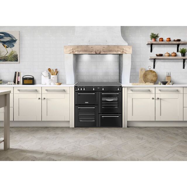 Stoves Richmond 100cm 5 Zone Induction Hob Quad Oven Electric Range Cooker