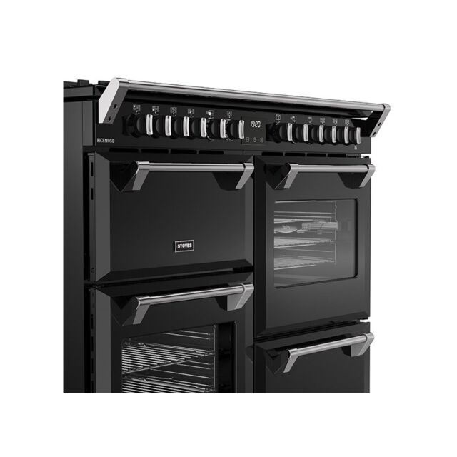 Stoves Richmond 110cm 7 Burner Gas Hob Quad Oven & Grill Dual Fuel Range Cooker