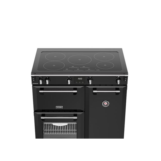 Stoves Richmond 90cm 5 Zone Induction Hob Triple Oven Electric Range Cooker