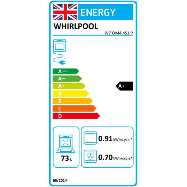 Whirlpool W Collection W7OM44S1P//M Built-In Pyrolytic Single Electric Oven