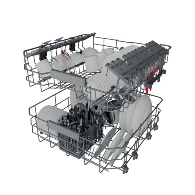 Whirlpool WIC3C26NUK/M 14 Place Settings 8 Programs Integrated Dishwasher