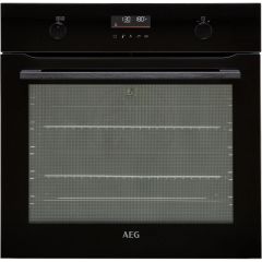 AEG 6000 BPK556260B/M Built-In Self-Cleaning SteamBake Single Electric Oven