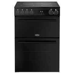 Belling Vision 60cm 4 Zone Induction Hob Double Oven Electric Mini Range Cooker