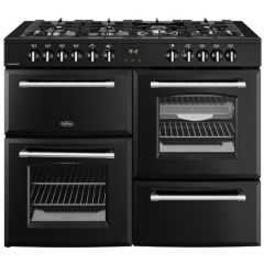 Belling Farmhouse 110cm 7 Burner Gas Hob Double Oven Dual Fuel Range Cooker