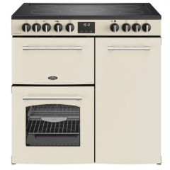 Belling Farmhouse 90cm 5 Zone Ceramic Hob Double Oven Electric Range Cooker