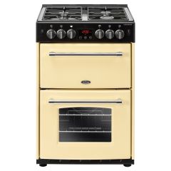Belling Farmhouse 60cm 4 Burner Double Oven Gas Mini Range Cooker