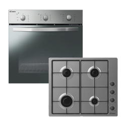 Candy Built-In Multifunction Single Electric Oven & 4 Burner Gas Hob Set