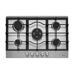Caple C768G 75cm 5 Burner Stainless Steel Gas Hob