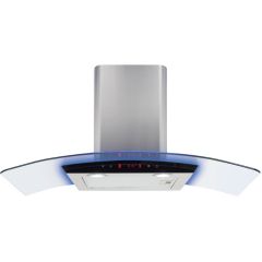 Cda EKP90SS 90cm 3 Speed Curved Glass Cooker Hood