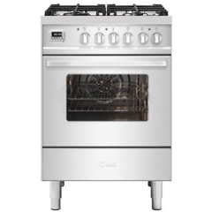 ILVE Torino 60cm 4 Burner Gas Hob Single Oven Dual Fuel Mini Range Cooker