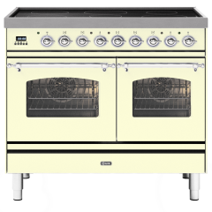 ILVE Milano 100cm 6 Zone Induction Hob Double Oven All Electric Range Cooker