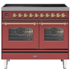 ILVE Milano 100cm 6 Zone Induction Hob Double Oven All Electric Range Cooker