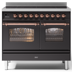 ILVE Milano 100cm 6 Zone Induction Hob Double Oven All Electric Range Cooker