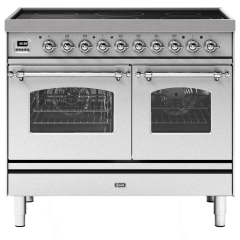 ILVE Milano 100cm 6 Zone Induction Hob Double Oven All Electric Range Cooker