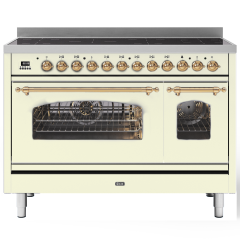 ILVE Milano 120cm 7 Zone Induction Hob Double Oven All Electric Range Cooker