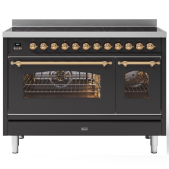 ILVE Milano 120cm 7 Zone Induction Hob Double Oven All Electric Range Cooker