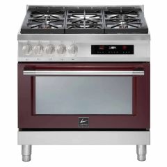 Lofra Italia 90cm 5 Burner Gas Hob Single Oven Dual Fuel Range Cooker