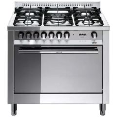 Lofra Maxima 90cm 5 Burner Gas Hob Single Oven Dual Fuel Range Cooker