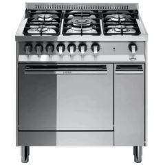 Lofra Maxima 80cm 5 Burner Single Oven Dual Fuel Range Cooker with Side Carriage