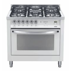 Lofra Rainbow 90cm 5 Burner Gas Hob Single Oven All Gas Range Cooker