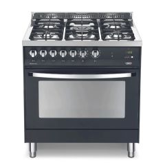 Lofra Rainbow 80cm 5 Burner Gas Hob Single Oven Dual Fuel Range Cooker