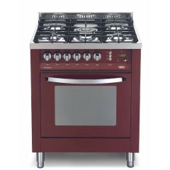 Lofra Rainbow 70cm 5 Burner Gas Hob Single Oven All Gas Range Cooker