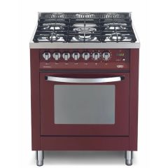 Lofra Rainbow 70cm 5 Burner Gas Hob Single Oven Dual Fuel Range Cooker