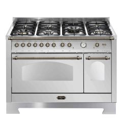 Lofra Dolcevita 120cm 7 Burner Gas Hob Double Oven Dual Fuel Range Cooker
