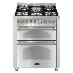 Lofra Dolcevita 70cm 5 Burner Gas Hob Double Oven Dual Fuel Range Cooker