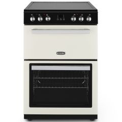 Montpellier 60cm 4 Zone Ceramic Hob Double Oven Electric Mini Range Cooker