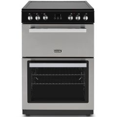 Montpellier 60cm 4 Zone Ceramic Hob Double Oven Electric Mini Range Cooker