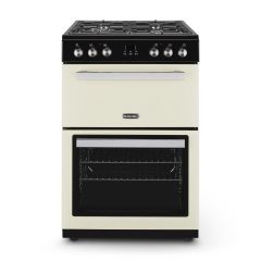 Montpellier 60cm 4 Burner Gas Hob Double Oven Dual Fuel Mini Range Cooker