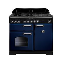 Rangemaster Classic Deluxe 100cm Gas Hob Double Oven Dual Fuel Range Cooker