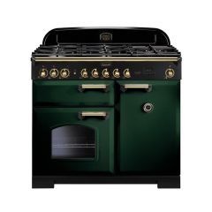 Rangemaster Classic Deluxe 100cm Gas Hob Double Oven Dual Fuel Range Cooker