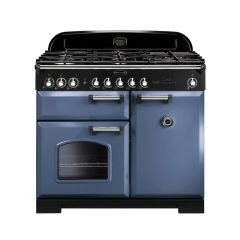 Rangemaster Classic Deluxe 100cm Gas Hob Double Oven Dual Fuel Range Cooker