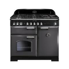 Rangemaster Classic Deluxe 100cm Gas Hob Double Oven Dual Fuel Range Cooker