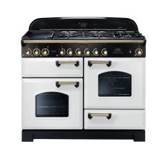 Rangemaster Classic Deluxe 110cm Gas Hob Double Oven Dual Fuel Range Cooker