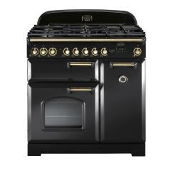 Rangemaster Classic Deluxe 90cm Gas Hob Double Oven Dual Fuel Range Cooker