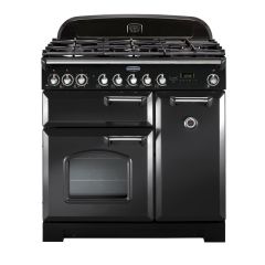 Rangemaster Classic Deluxe 90cm Gas Hob Double Oven Dual Fuel Range Cooker