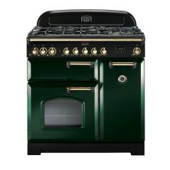 Rangemaster Classic Deluxe 90cm Gas Hob Double Oven Dual Fuel Range Cooker