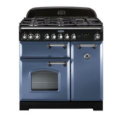 Rangemaster Classic Deluxe 90cm Gas Hob Double Oven Dual Fuel Range Cooker