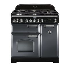 Rangemaster Classic Deluxe 90cm Gas Hob Double Oven Dual Fuel Range Cooker