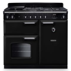 Rangemaster Classic 100cm 5 Burner Gas Hob Double Oven Dual Fuel Range Cooker