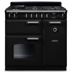 Rangemaster Classic 90cm 5 Burner Gas Hob Double Oven Dual Fuel Range Cooker