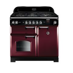 Rangemaster Classic 100cm 5 Burner Gas Hob Double Oven Dual Fuel Range Cooker