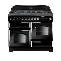 Rangemaster Classic 110cm 6 Burner Gas Hob Double Oven Dual Fuel Range Cooker